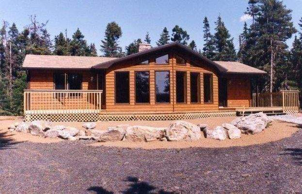 Haus in der Parzellierung