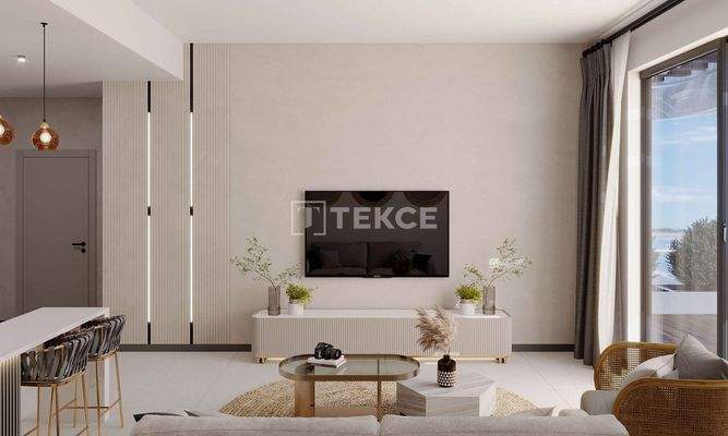 Sea-View Flats with Private Garden Terraces in Çeşme