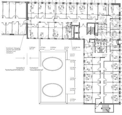 Grundriss 2. OG - ca. 790 m²