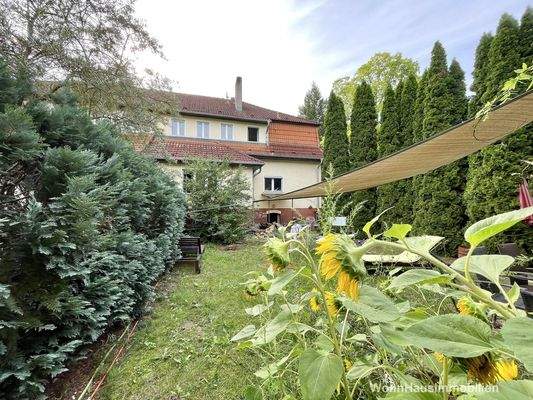 Blick von der Halle auf Ihr Haus