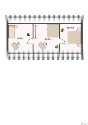 Grundriss Dachgeschoss