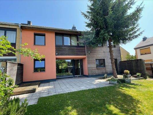 Rückansicht des Hauses