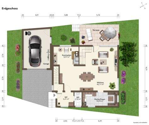 Erdgeschoss Grundriss