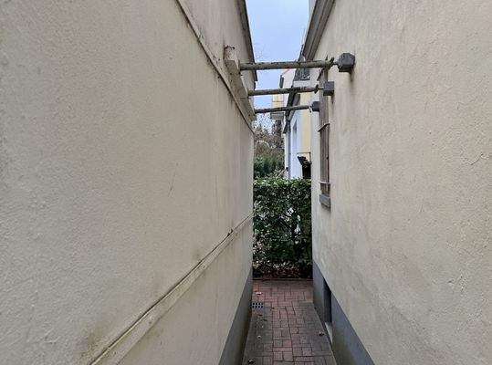 Zugang zum Hinterhof