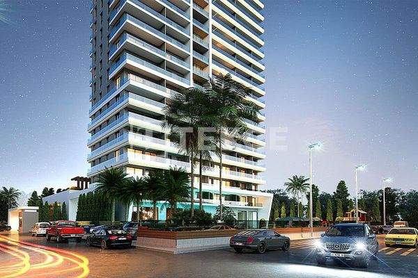 Sea-View Residence Apartments Near the Metro in İzmir Konak