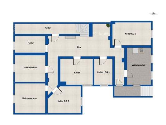 Grundriss Keller