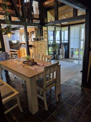 EG - Esszimmer - Blick ins Wohnzimmer