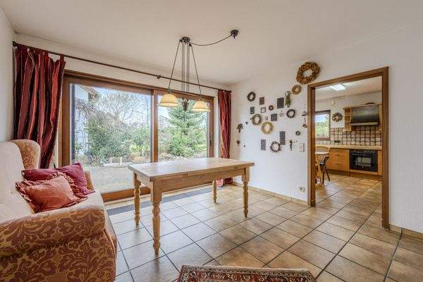 Essbereich und Zugang Terrasse