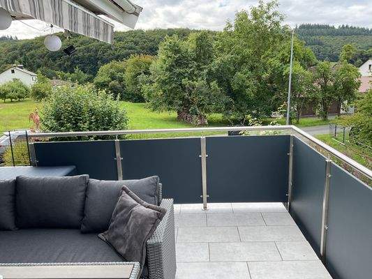 neue Terrasse mit Fernblick