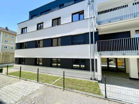 Rückseite des Wohnhauses