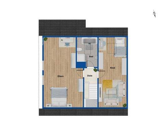 Grundriss Dachgeschoss