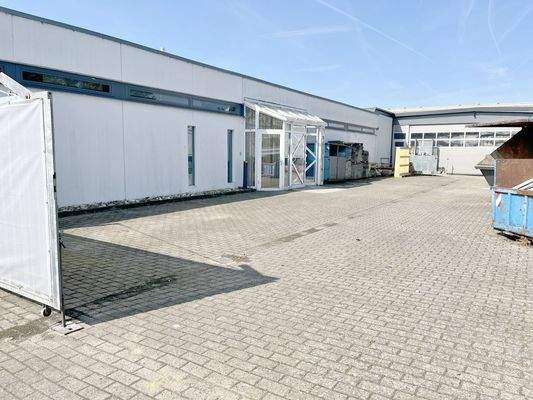 Einfahrt zur Anleiferung