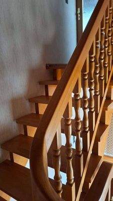 Treppenaufgang zu Speicher