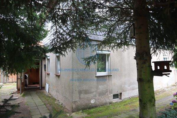 Detailansicht der Fassade des Wohnhauses