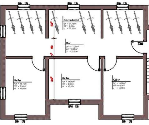 Grundrisse Kellergeschoss
