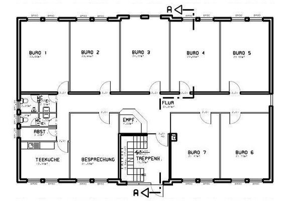 Beispielgrundriss Haus A EG