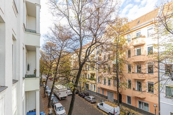 Ausblick auf die Leinestraße