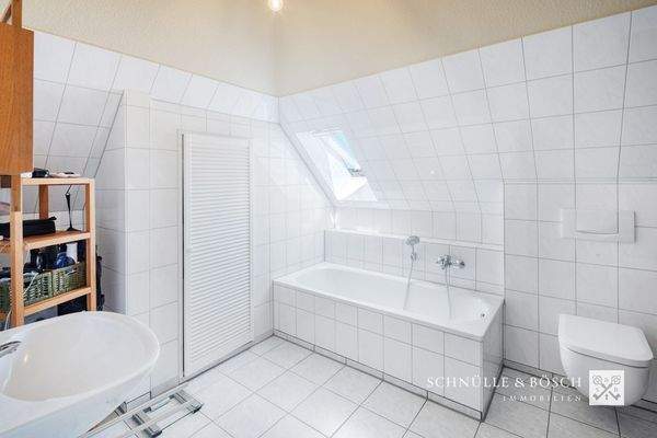 Badezimmer direkt vom Schlafzimmer zugänglich