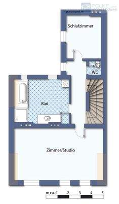 Grundriss  1. Stocke