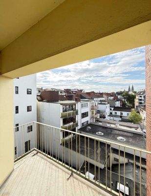 Balkon zum Hinterhof