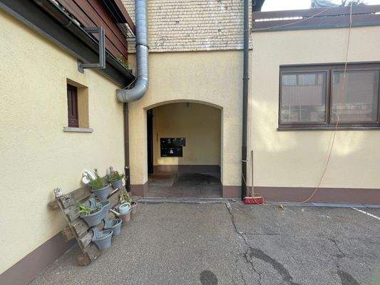 Eingang zu Wohnungen
