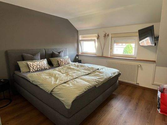 Schlafraum im Dachgeschoss