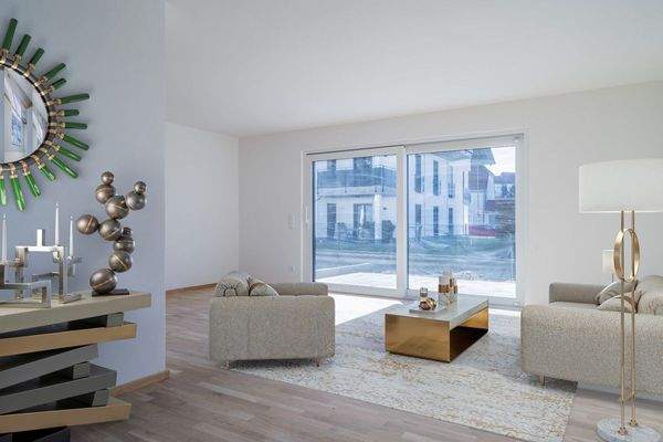 Wohnzimmer visualisiert