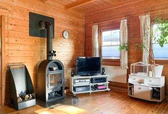 Kaminecke im Aufenthaltszimmer