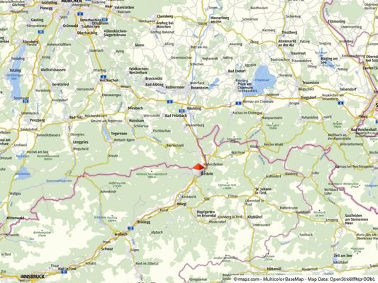 Kufstein 1h nach München Salzburg und Innsbruck 3h a d Gardasee