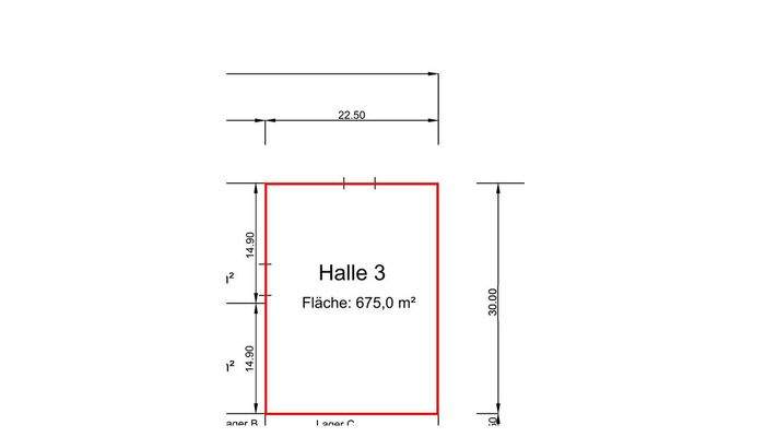 Plan Halle 3