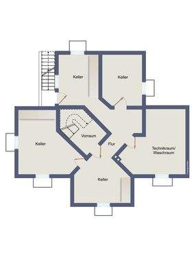 Grundriss Keller