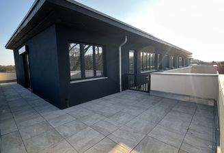 Abendterasse Küchenfenster