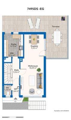 Grundriss / Skizze Erdgeschoss