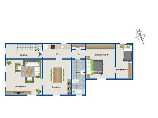 Grundriss Erdgeschoss 