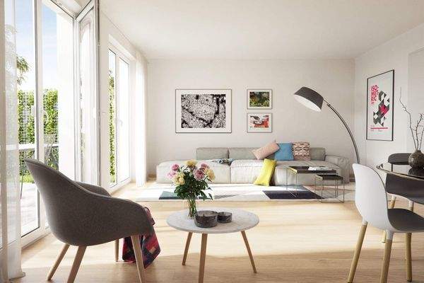 Im hellen Wohnbereich haben Sie ein herrlich lufti