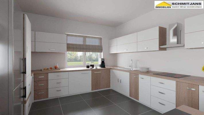 Visualisierungsbild Küche EG