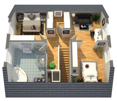 OG Schematischer Grundriss