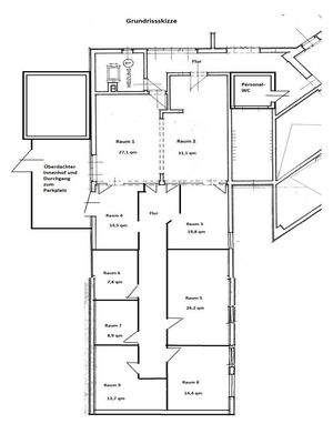 Grundrissskizze