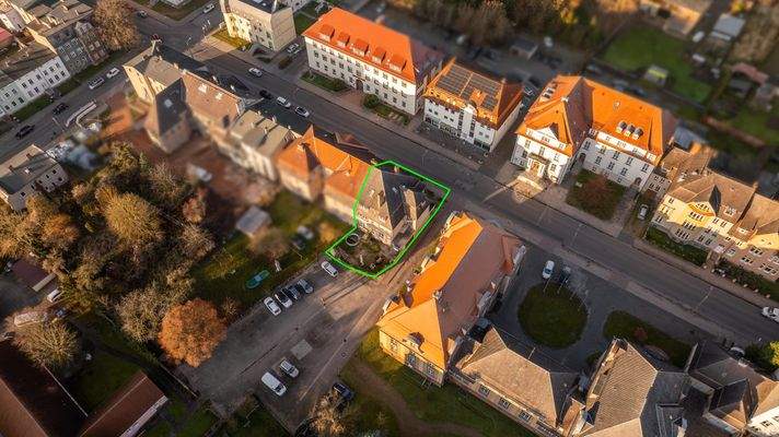 Luftansicht Gartenseite