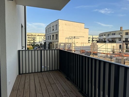 Teilansicht Balkon (Süd)