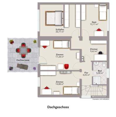 Grundriss Dachgeschoss