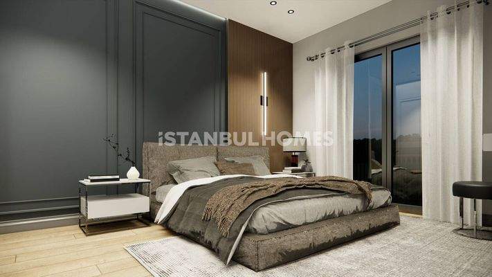 Modern Properties in a Complex with Pool in Istanbul Eyupsultan