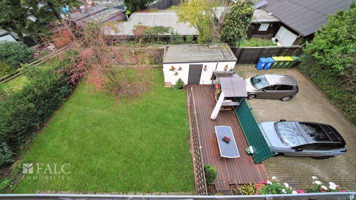 Blick auf den Garten