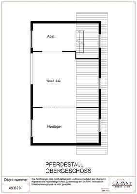 Obergeschoss Pferdestall