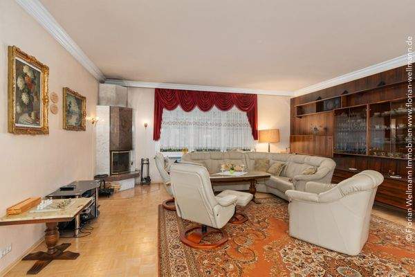 Großer Wohnbereich mit Kaminofen 69,27 m²