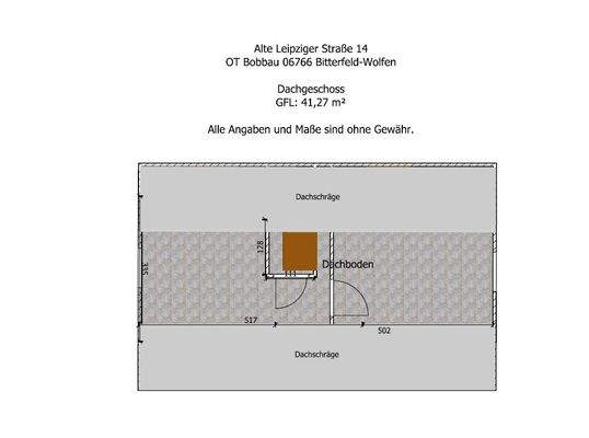 Grundriss Haus rechts - DG