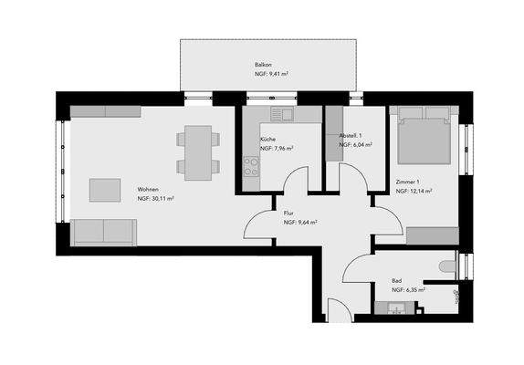 Grundriss OG Wohnung 10