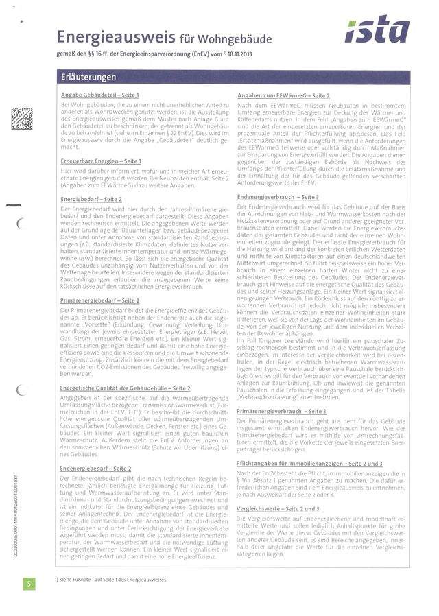Energieausweis gültig bis 16.10.2028