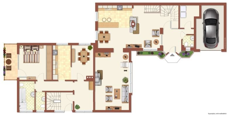 Simulation Verbindung Alt- und Neubau