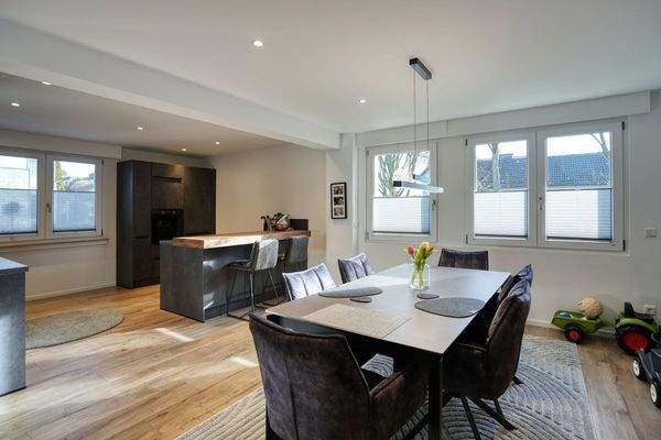 Essbereich und Kochbereich